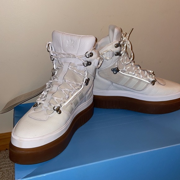 Beyoncé Ivy Park Icy Park Womens Adidas Sleek Boots 7.5 New Worn once - Picture 4 of 7